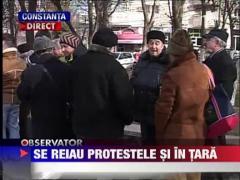 Se reiau protestele si in tara