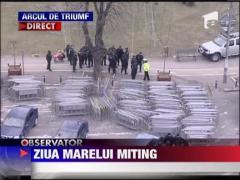 Protestatari din toata tara sosesc in Capitala