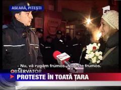 Proteste in toata tara