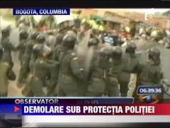 Momente dramatice in capitala Columbiei