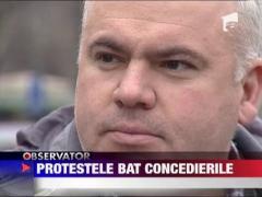 Protestele ii scapa pe angajatii CFR Calatori de concedieri