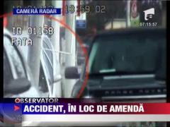 Accident surprins de Politia Rutiera in Deva