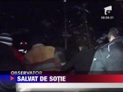 Batran de 80 de ani salvat de la moarte sigura