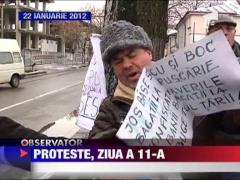 A unsprezecea zi de proteste