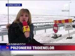Blocati din cauza zapezilor