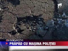 Un echipaj de politie a reusit sa distruga 3 masini dintr-un foc