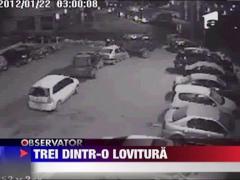 Gura Humorului: Masina transformata in tanc