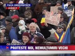 Proteste noi, nemultumiri vechi