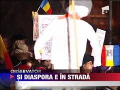 Romanii din capitala Austriei au iesit in strada