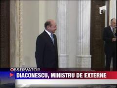 Cristian Diaconescu, ministru de externe