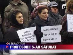 Profesorii ameninta cu greva generala