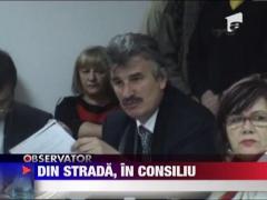 Prefectura Mehedinti, asaltata de protestatari