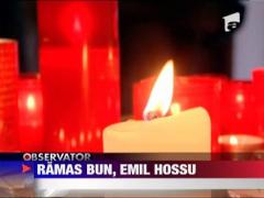 Prietenii, colegii si admiratorii isi iau ramas bun de la Emil Hossu