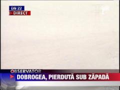 Cod galben de viscol in Constanta si Tulcea