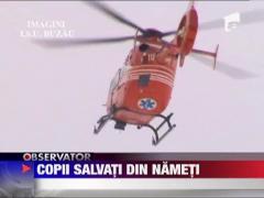 Copii salvati din nameti