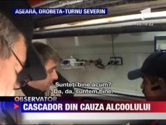 Un barbat din Mehedinti s-a urcat baut la volan