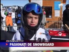 Snowboardul castiga teren pe partie