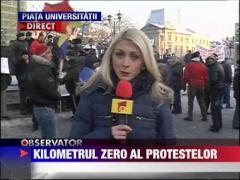 Protestatarii nu renunta la proteste