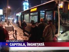 Bucurestenii lupta cu gerul
