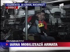 Iarna mobilizeaza armata