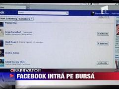 Facebook intra pe bursa!