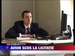 Avion scos la licitatie, in Bacau
