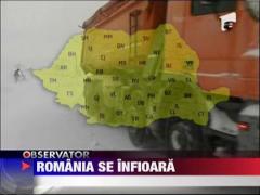 Vine din nou viscolul asupra Romaniei