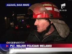 Baia Mare: Casa mistuita de flacari