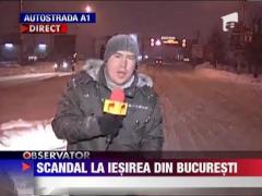 Bucurestul, izolat de restul tarii