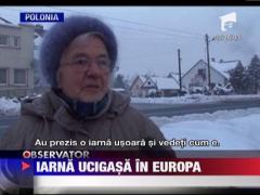 Iarna ucigasa in Europa