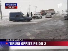 TIR-uri oprite pe DN 2