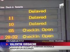 Vremea rea da si traficul aerian peste cap