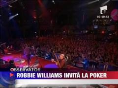 Robbie Williams va lansa un site de poker in retea