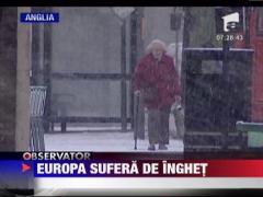 Europa sufera de inghet