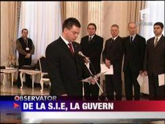 Razvan Mihai Ungureanu de la S.I.E, la Guvern