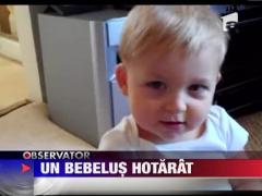 Un bebelus care prefera banii