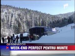 Weekend perfect pentru mers la munte