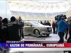 Gigi Becali, in vizita la National Arena