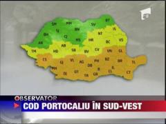 Cod portocaliu de ninsori in sud -vest