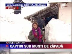 Buzau: 60 de mii de oameni sunt prinsi intr-un labirint de gheata