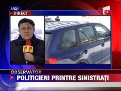 Mihai Razvan Ungureanu  in vizita cu elicopterul in Vrancea si Buzau