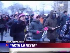 Europa anti-ACTA: Mii de persoane au iesit la proteste