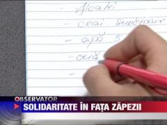 Zapezile au scos la lumina solidaritatea romanilor