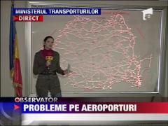 Intarzieri din cauza cetii pe aeroporturi