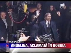 Angelina Jolie, ovationata la proiectia de la Sarajevo