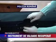 O viola furata de 12.000 de euro a fost recuperata de Politia romana