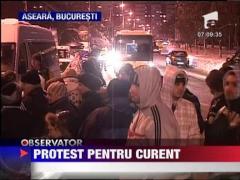 Protest pentru curent