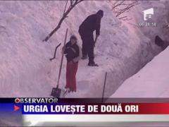 Un tanar a facut o baie rece, neasteptata