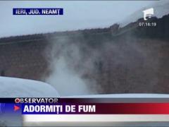 Adormiti de fumul sobei