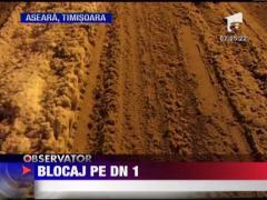 Blocaj pe DN1 din cauza viscolului